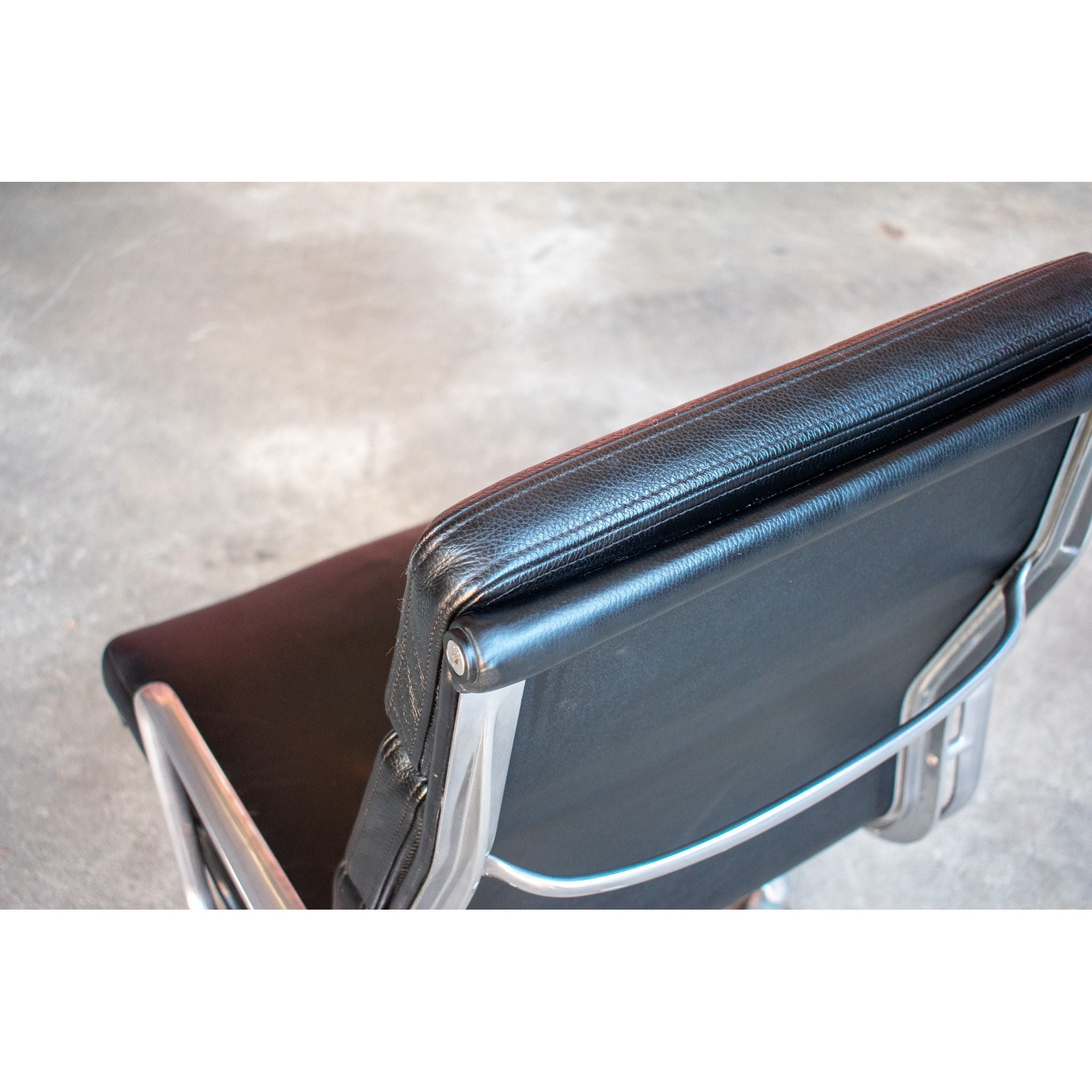 ICF Eames Soft Pad High-Back Office Chair, Black - thegoodchairs