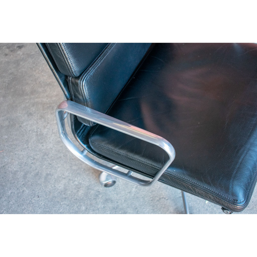 ICF Eames Soft Pad High-Back Office Chair, Black - thegoodchairs