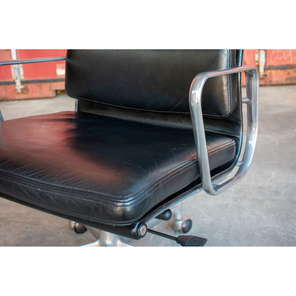 ICF Eames Soft Pad High-Back Office Chair, Black - thegoodchairs