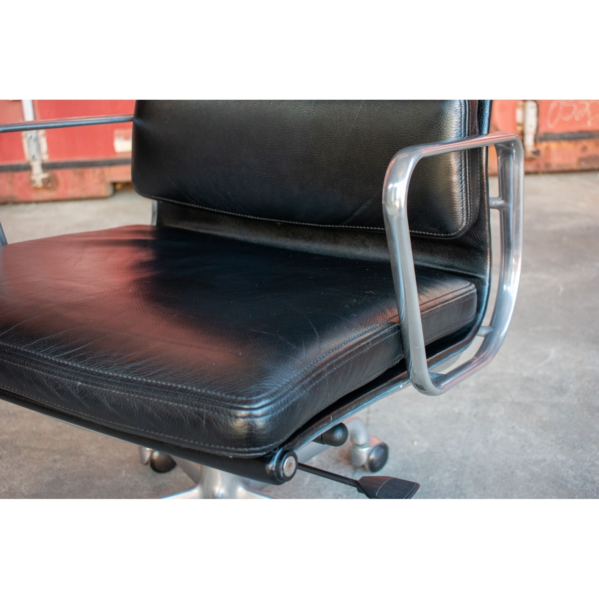 ICF Eames Soft Pad High-Back Office Chair, Black - thegoodchairs