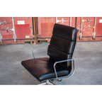 ICF Eames Soft Pad High-Back Office Chair, Black - thegoodchairs