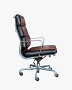 ICF Eames Soft Pad High-Back Office Chair, Black - thegoodchairs