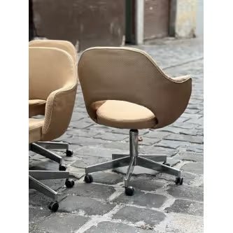 Knoll Saarinen Executive - Set of Swivel Armchair - thegoodchairs