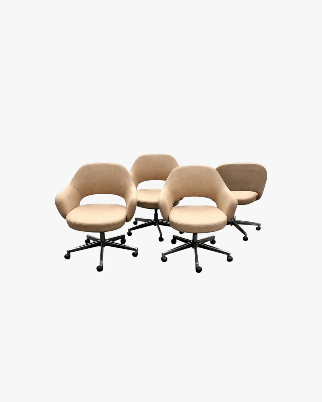 Knoll Saarinen Executive - Set of Swivel Armchair - thegoodchairs