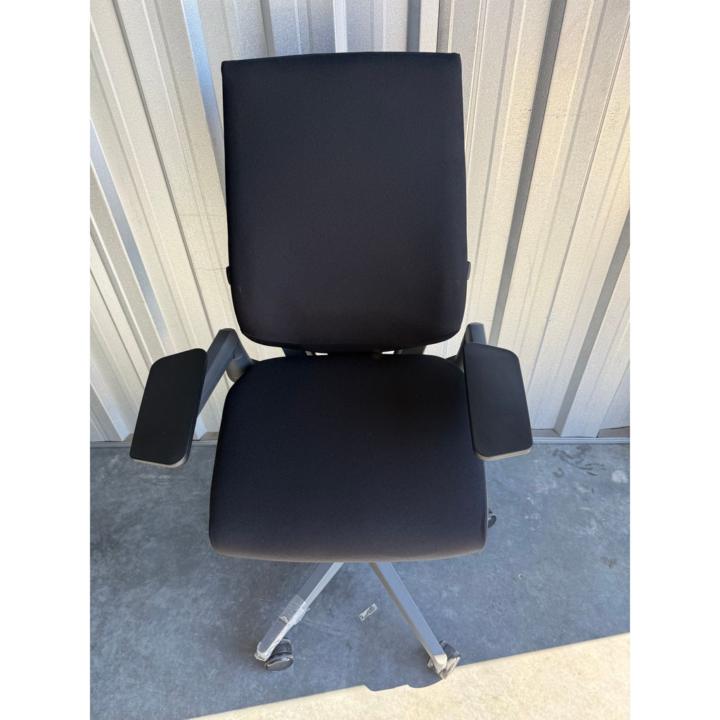 Steelcase Gesture Ergonomic Task Chair, Black, Fully Adjustable Arms
