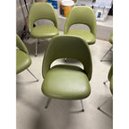Knoll Saarinen Executive Side Chair by Eero Saarinen, Green, Set of 6