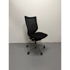 Okamura Baron Mesh Office Chair, Black, No Arms - thegoodchairs