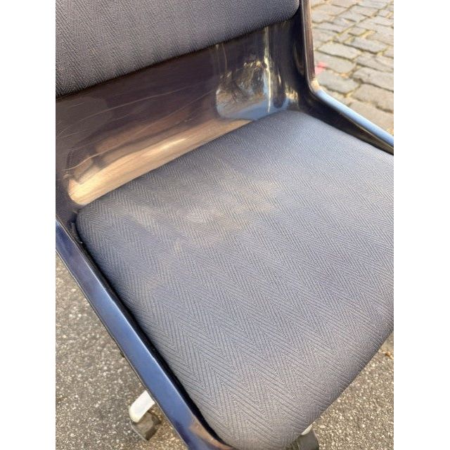 Osvaldo Borsani for Tecno Modus Chair – Dark Blue - thegoodchairs