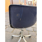Osvaldo Borsani for Tecno Modus Chair – Dark Blue - thegoodchairs