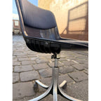 Osvaldo Borsani for Tecno Modus Chair – Dark Blue - thegoodchairs