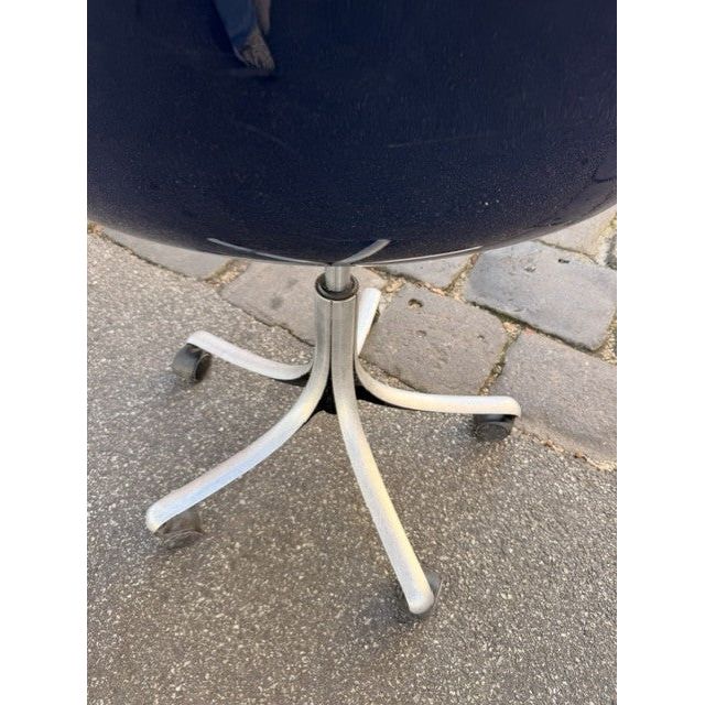 Osvaldo Borsani for Tecno Modus Chair – Dark Blue - thegoodchairs