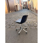 Osvaldo Borsani for Tecno Modus Chair – Dark Blue - thegoodchairs