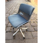 Osvaldo Borsani for Tecno Modus Chair – Mid Blue - thegoodchairs