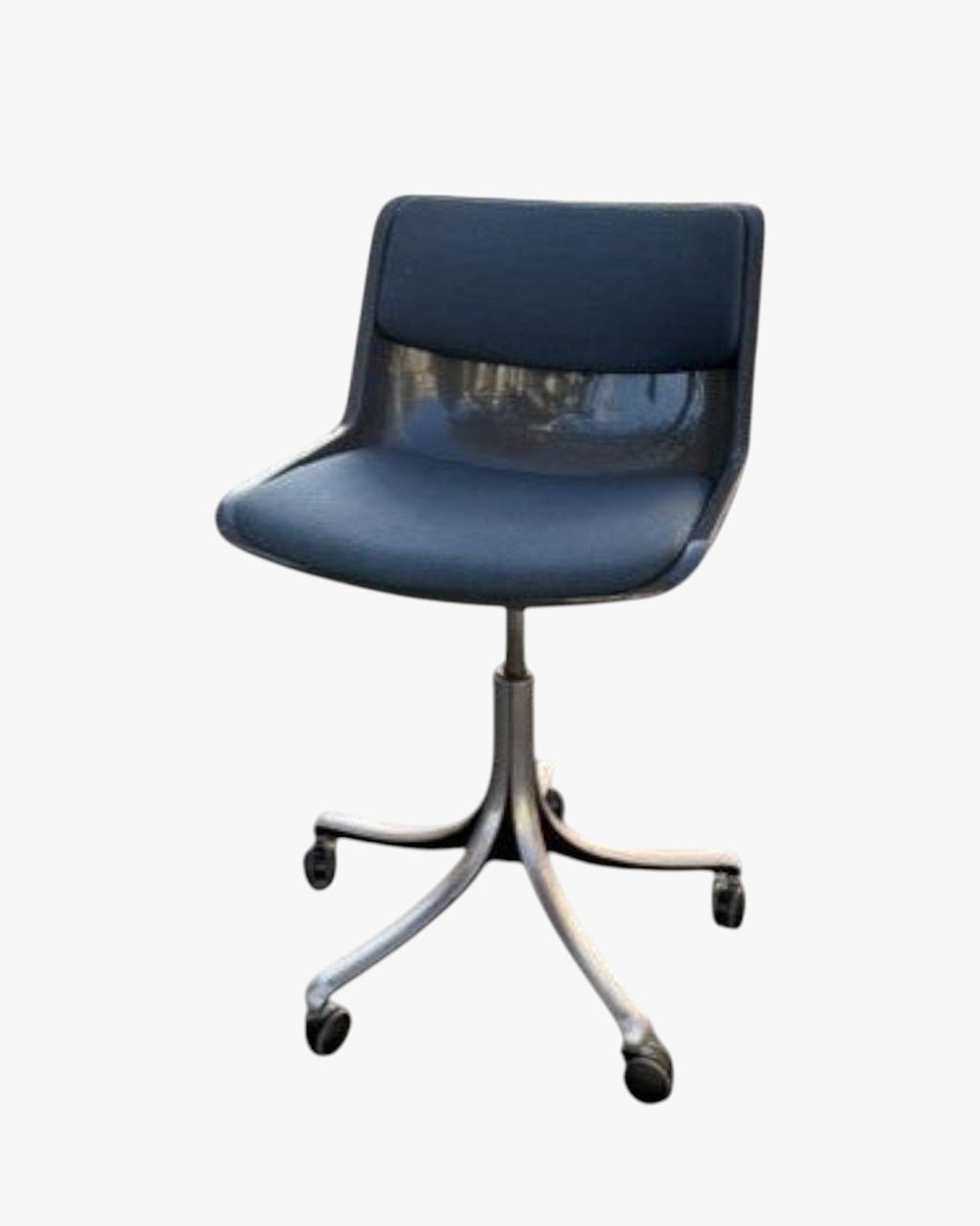 Osvaldo Borsani for Tecno Modus Chair – Mid Blue - thegoodchairs