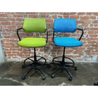 Steelcase Cobi - Drafting Stool with Foot Ring - thegoodchairs