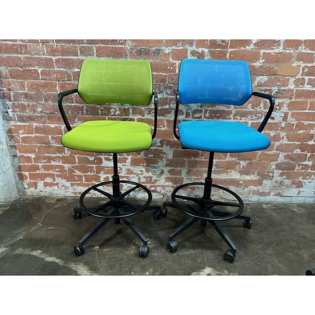 Steelcase Cobi - Drafting Stool with Foot Ring - thegoodchairs