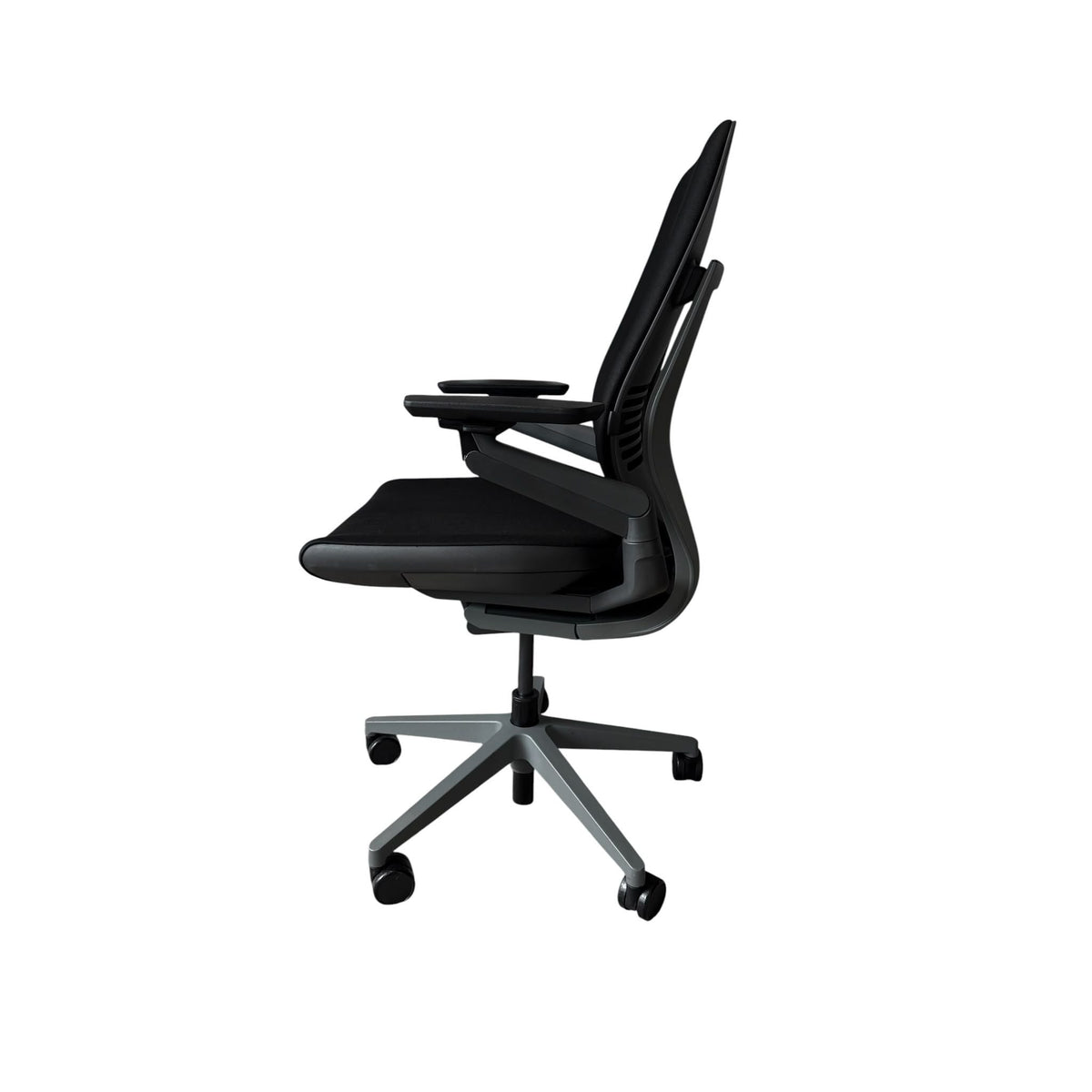 Steelcase Gesture Ergonomic Task Chair, Black, Fully Adjustable Arms - thegoodchairs