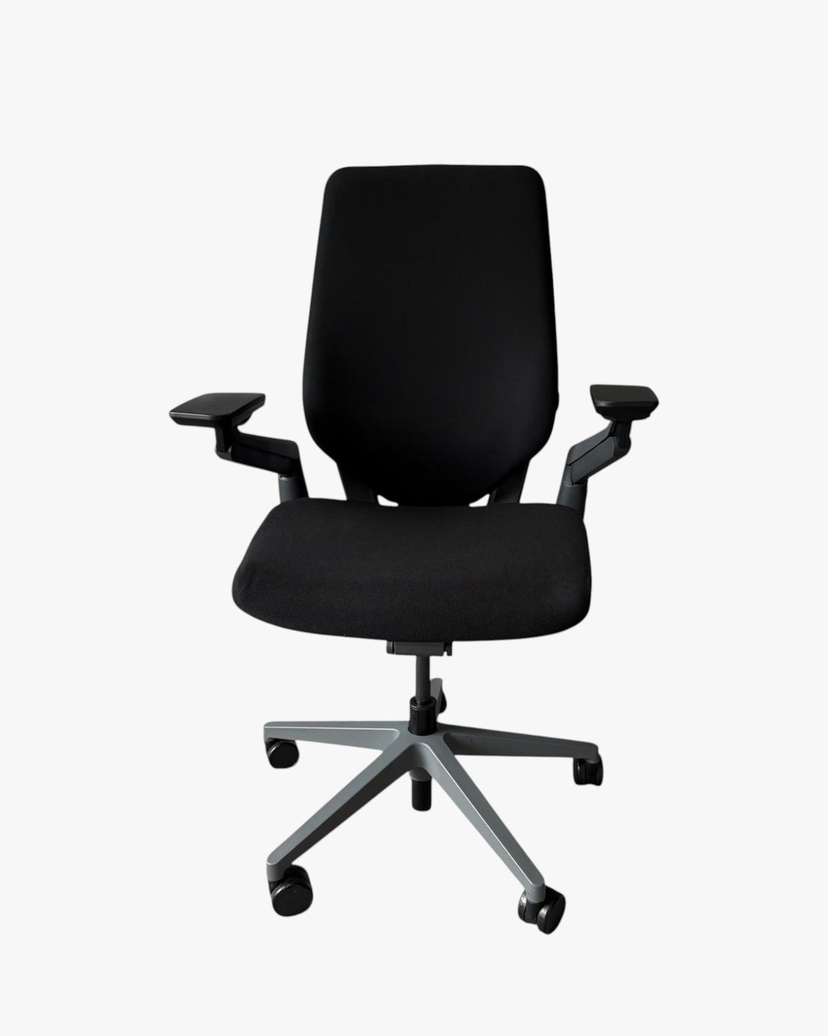 Steelcase Gesture Ergonomic Task Chair, Black, Fully Adjustable Arms - thegoodchairs