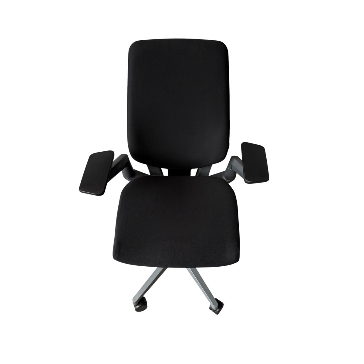 Steelcase Gesture Ergonomic Task Chair, Black, Fully Adjustable Arms - thegoodchairs