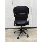 Steelcase Leap V2 Ergonomic Office Chair, Black, Armless - thegoodchairs