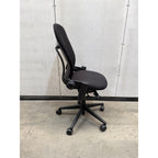 Steelcase Leap V2 Ergonomic Office Chair, Black, Armless - thegoodchairs