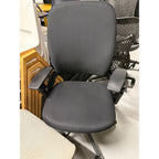 Steelcase Leap V2 - Ergonomic Office Chair - Black with Arms - thegoodchairs