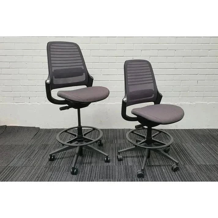Steelcase Series 1 - Drafting Stool - thegoodchairs