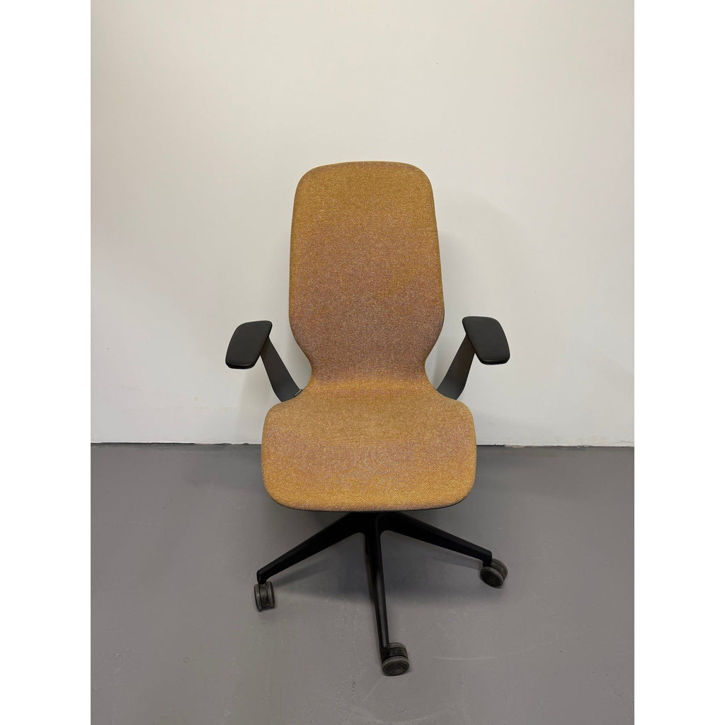 Steelcase Silq - Ergonomic Office Chair - Yellow Fabric - thegoodchairs