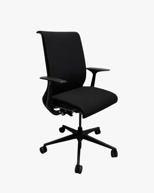 Steelcase Think Boardroom, Meeting Chair, Fixed Arms, Black