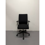 Steelcase Think - Boardroom / Meeting Chair - Fixed Arms | Black - thegoodchairs