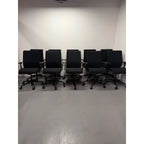 Steelcase Think - Boardroom / Meeting Chair - Fixed Arms | Black - thegoodchairs