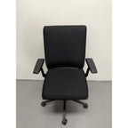 Steelcase Think - Boardroom / Meeting Chair - Fixed Arms | Black - thegoodchairs
