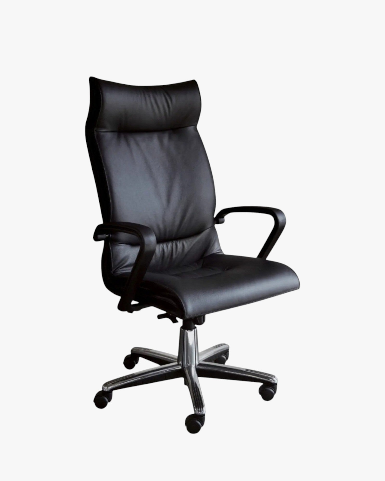 Tecno Emilio Ambasz for 'Qualis' Postmodern Office Armchair, Italy, 1991 - thegoodchairs