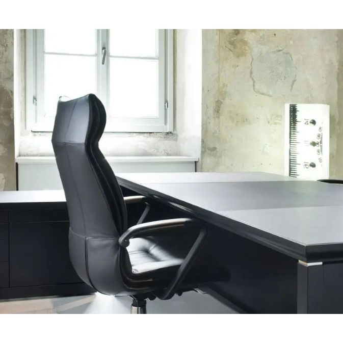 Tecno Emilio Ambasz for 'Qualis' Postmodern Office Armchair, Italy, 1991 - thegoodchairs