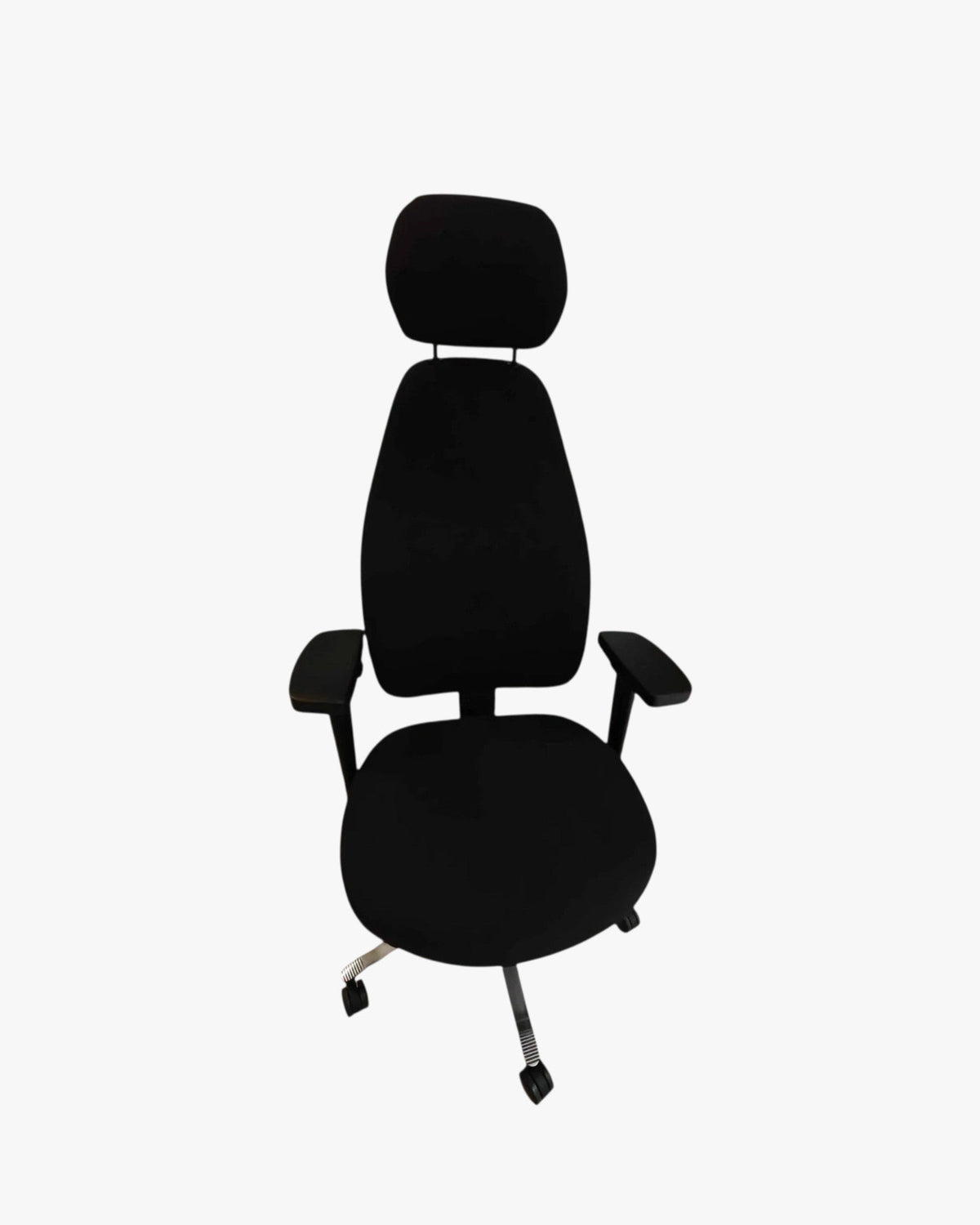 Therapod X HR Ergonomic Task Chair, Black, With Headrest - thegoodchairs
