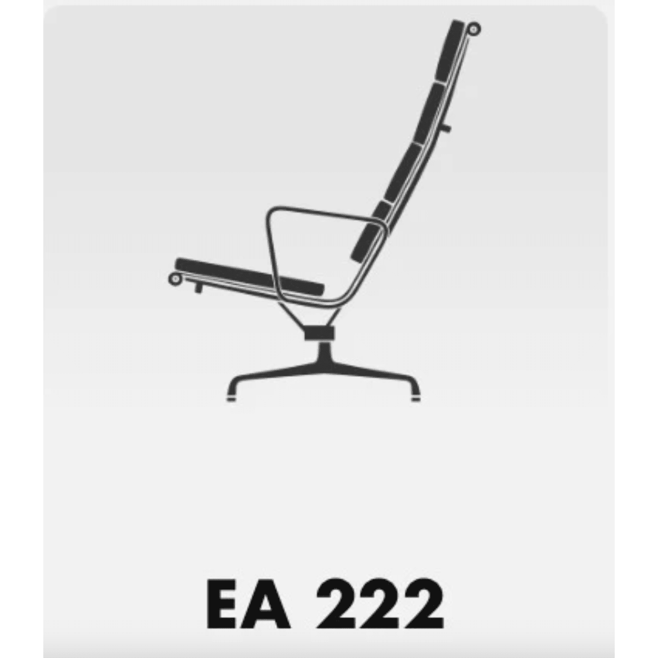 Vitra Eames Soft Pad Lounge Chair EA222, White Leather - thegoodchairs