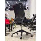 Vitra ID Mesh Task Chair, Black, Armless - thegoodchairs
