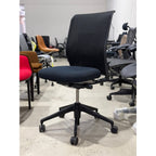 Vitra ID Mesh Task Chair, Black, Armless - thegoodchairs
