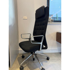 Vitra ID Trim L Office Chair, Black - thegoodchairs