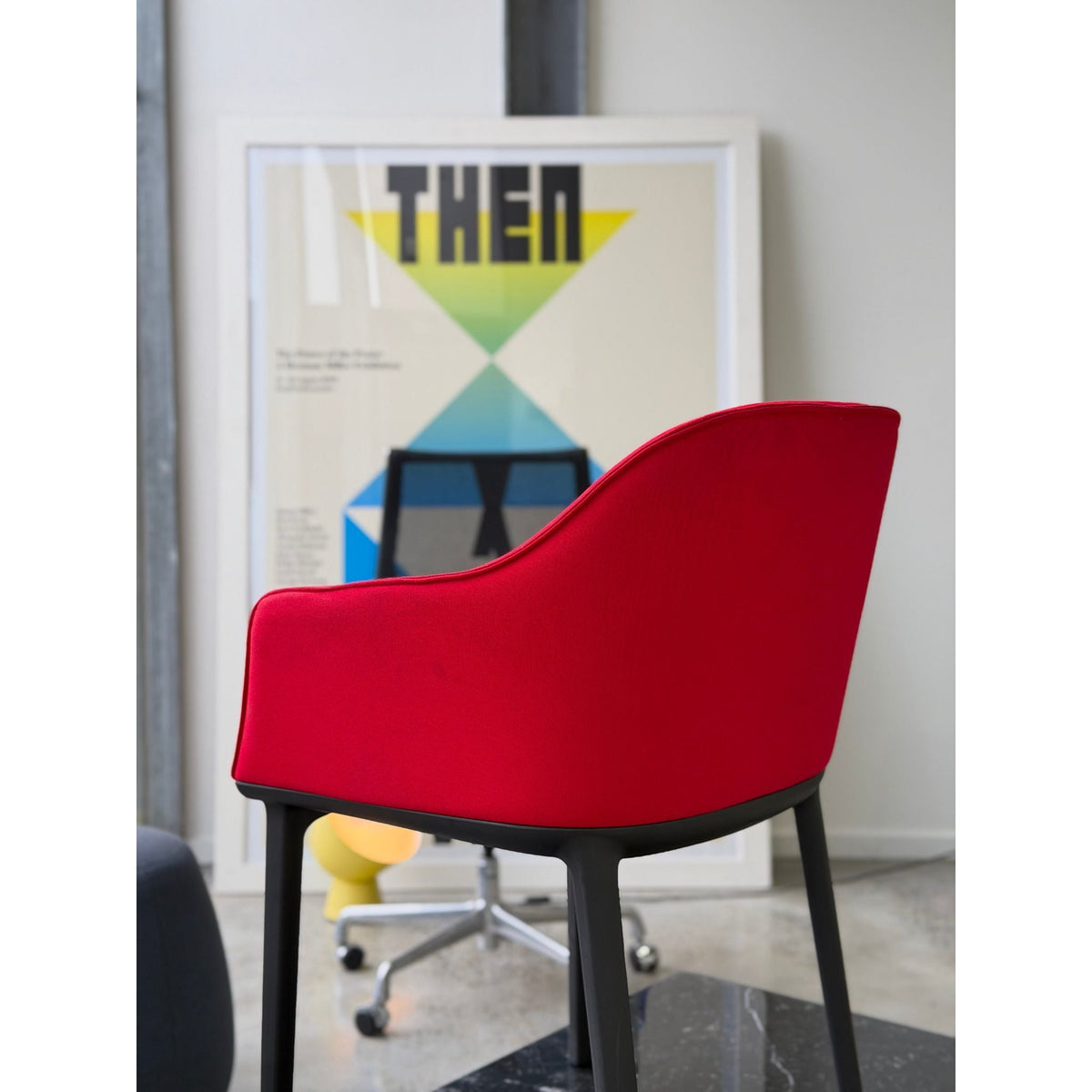 Vitra Softshell Chair by Ronan & Erwan Bouroullec, Red - thegoodchairs