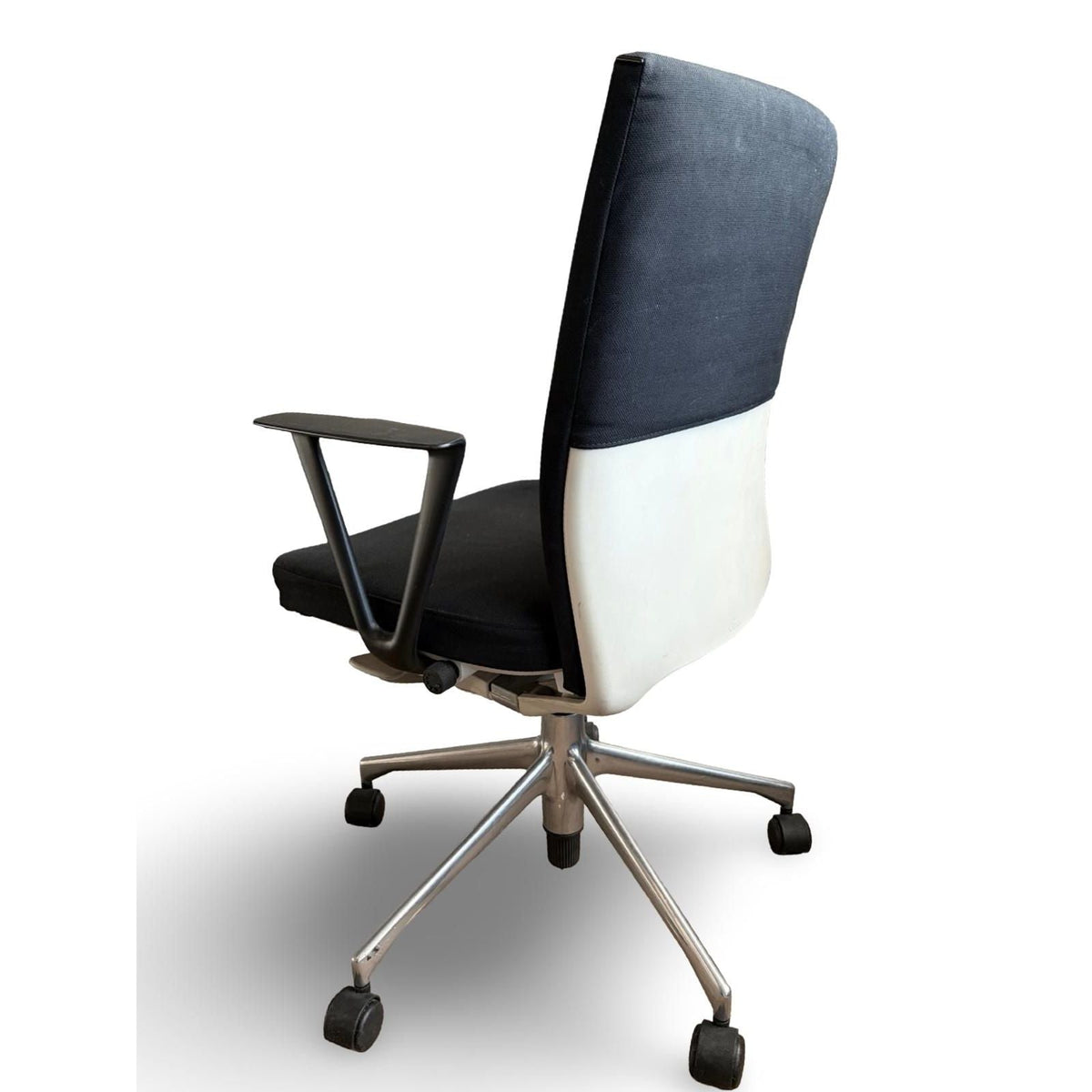Vitra Upholstered Office Chair, Black - thegoodchairs