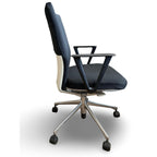 Vitra Upholstered Office Chair, Black - thegoodchairs