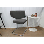 Vitra Visavis Meeting Chair, Dark Grey - thegoodchairs