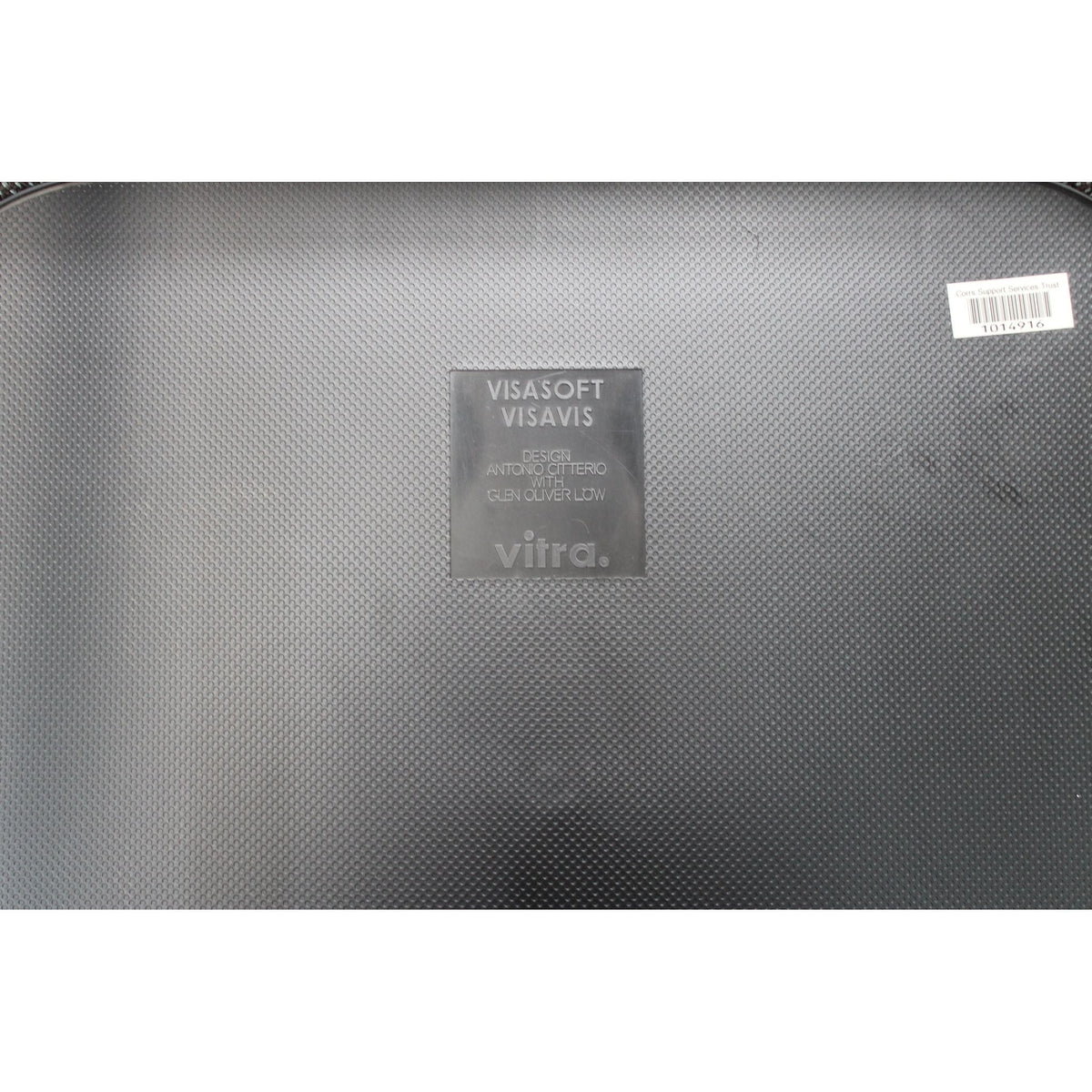 Vitra Visavis Meeting Chair, Dark Grey - thegoodchairs