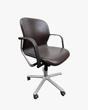 Wilkhahn Chair, Brown and White
