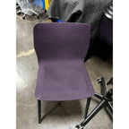 Wilkhahn Chassis Chair, Purple/Black - thegoodchairs