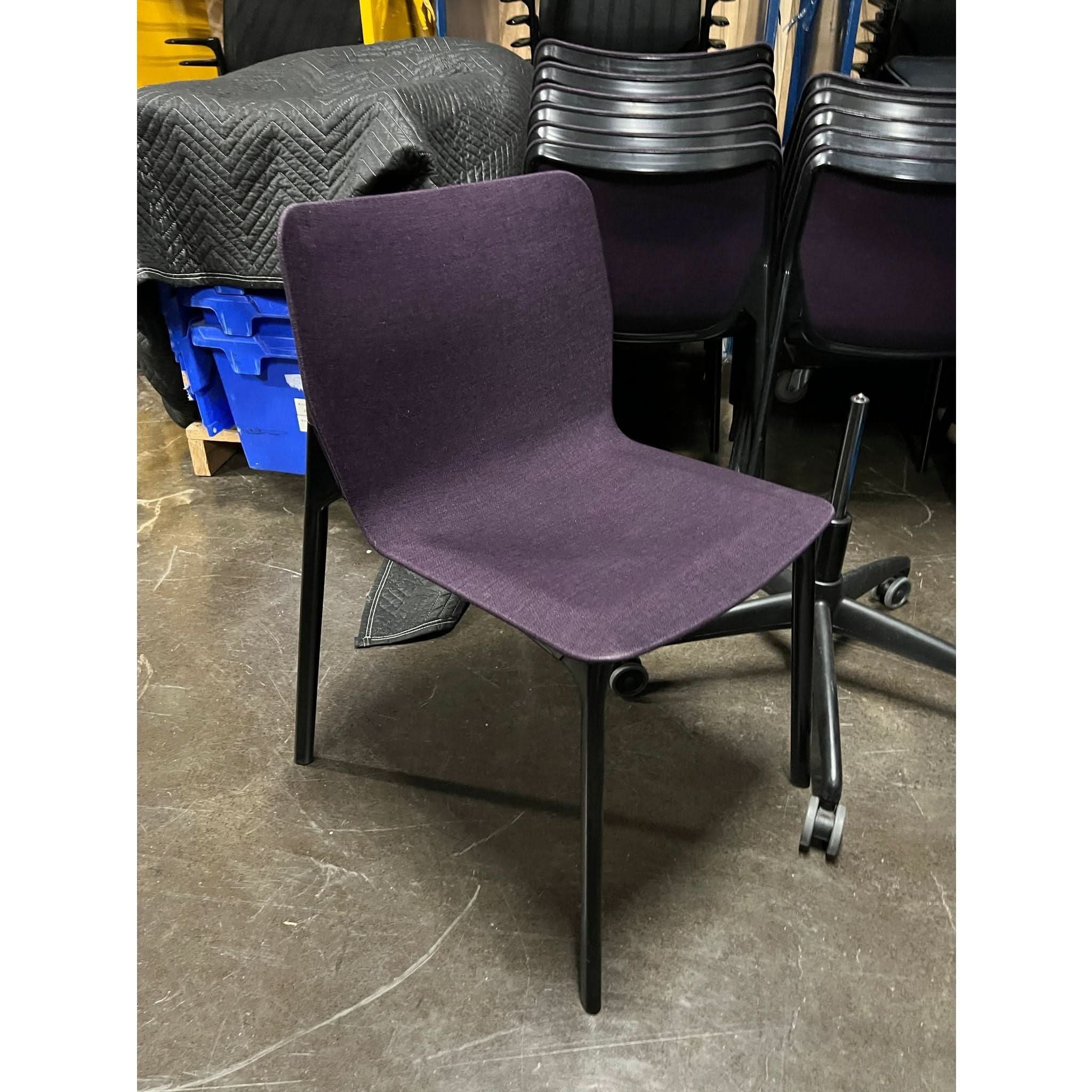 Wilkhahn Chassis Chair, Purple/Black - thegoodchairs