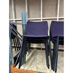 Wilkhahn Chassis Chair, Purple/Black - thegoodchairs