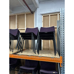 Wilkhahn Chassis Chair, Purple/Black - thegoodchairs