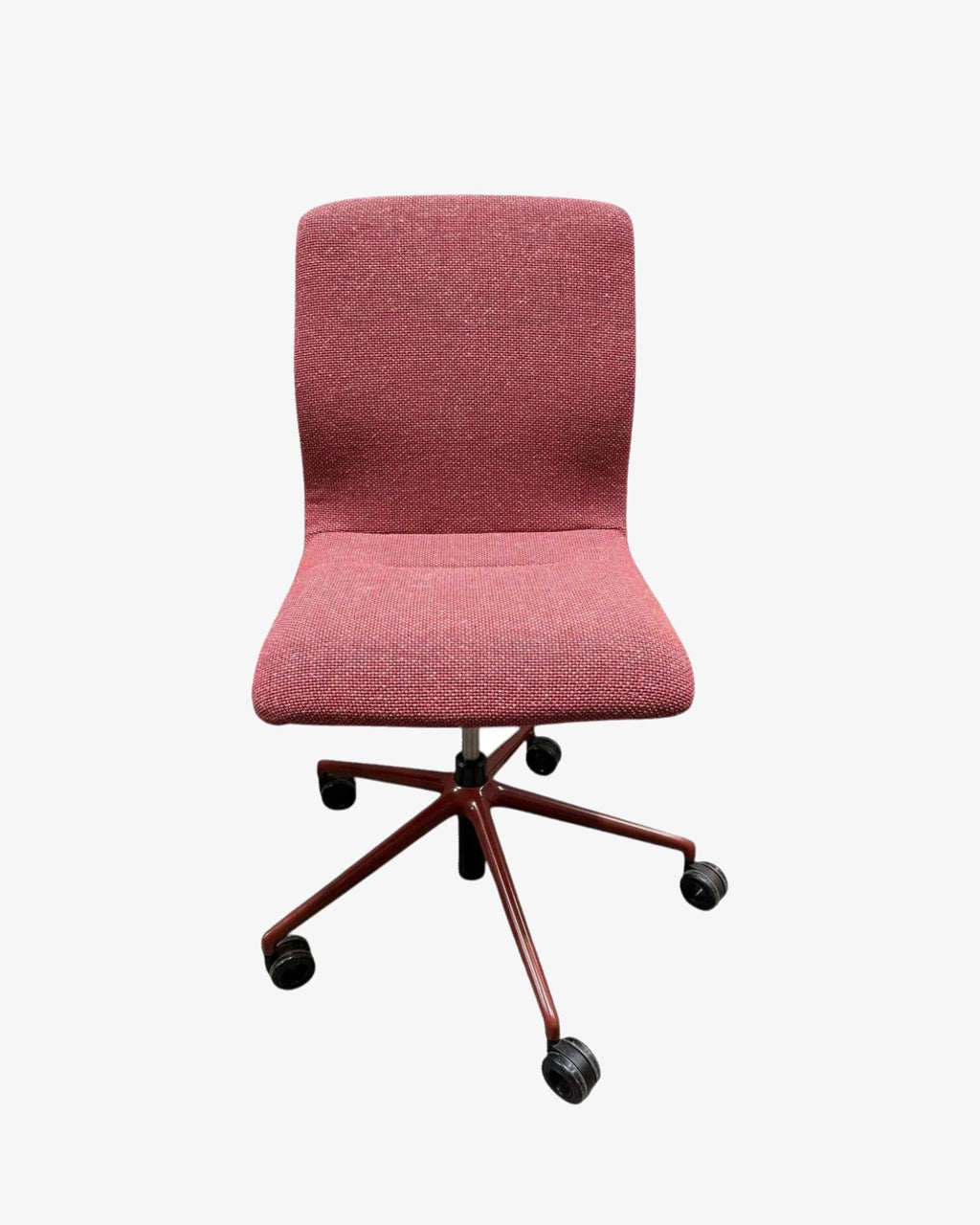 Wilkhahn Decide 296/6 Swivel Office Chair, Red - thegoodchairs